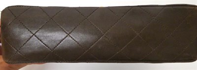 Lot 2168 - A Circa 1996-1997 Chanel Chocolate Brown Quilted Lambskin Leather Handbag, the classic flap bag...