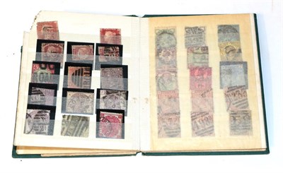 Lot 121 - A green KEK stamp book with penny reds etc.