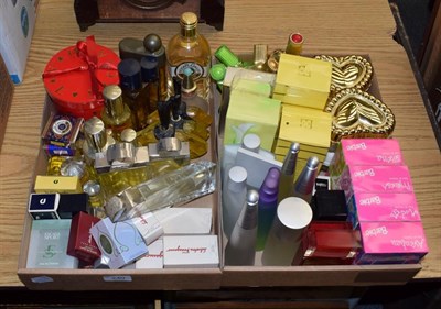 Lot 240 - Quantity of assorted perfume dummy factices and scent bottles including Escada, Act 2, Issey...