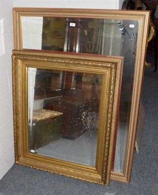 Lot 362 - Six circular black framed modern mirrors of varying size