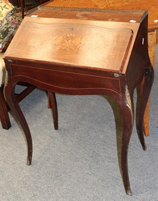 Lot 385 - A late 19th century French Lady's rosewood bureau 73cm