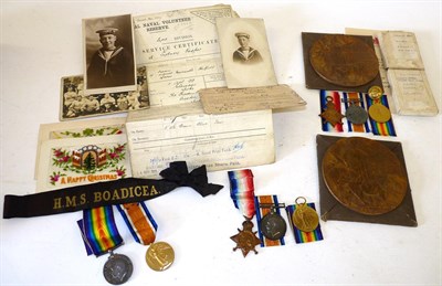 Lot 1 - The Cooper Family in the Great War:-  A First World War Pair, comprising British War Medal and...