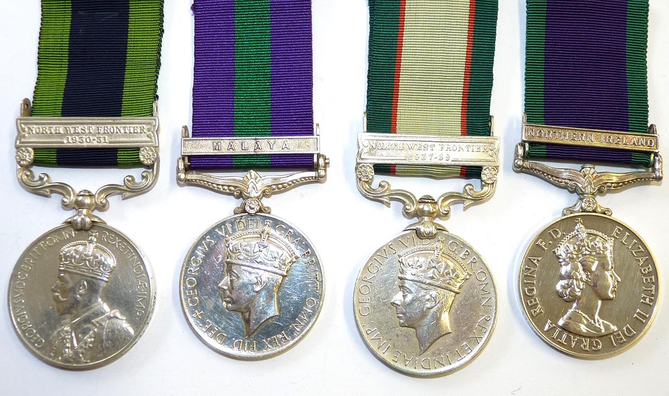 Lot 20 - An India General Service Medal, 1909, with clasp NORTH WEST FRONTIER 1930-31, awarded to TB...