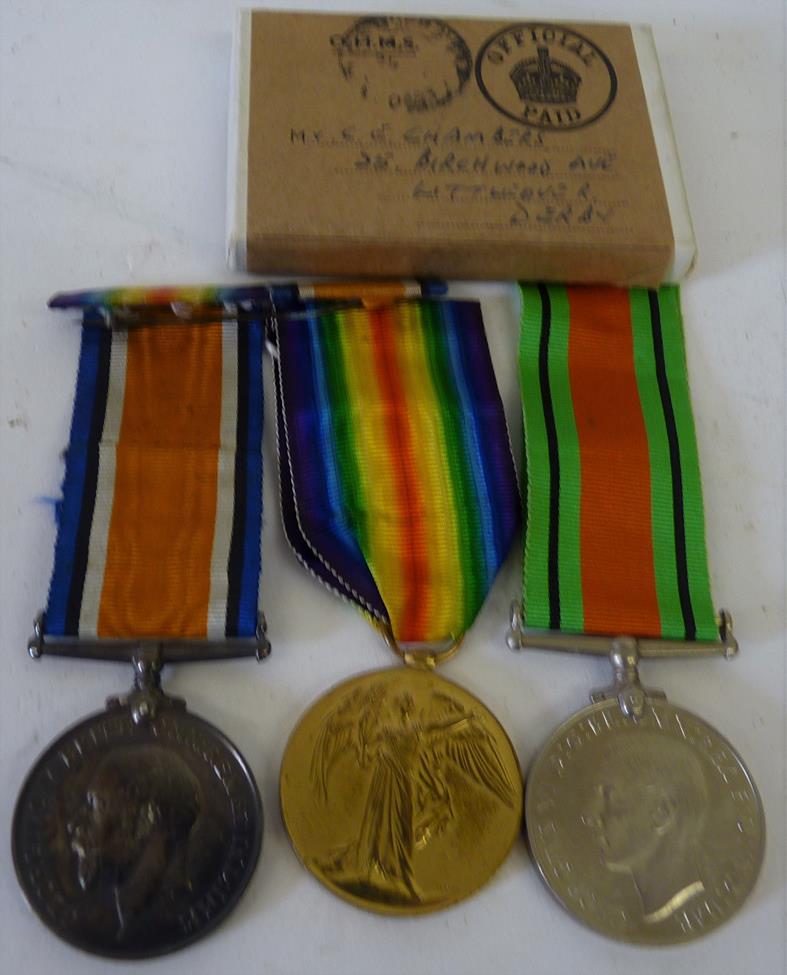 Lot 49 - A First World War Pair, comprising British War Medal and Victory Medal, awarded to 34141...