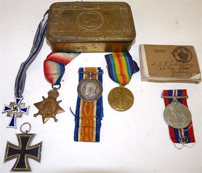 Lot 52 - A First World War Trio, comprising 1914-15 Star, British War Medal and Victory Medal, awarded...