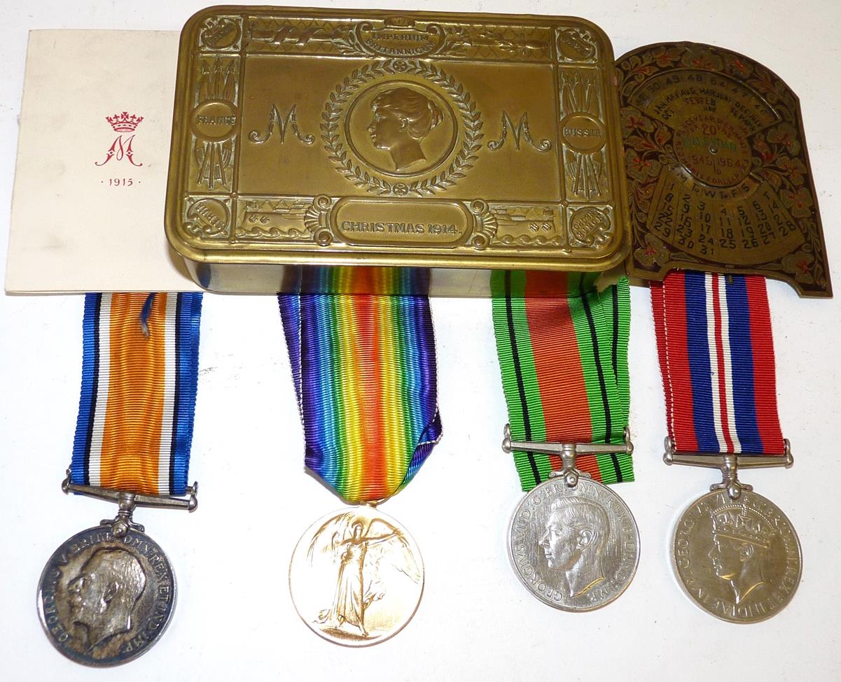 Lot 53 - A First World War Pair, comprising British War Medal and Victory Medal, awarded to PS-10188...