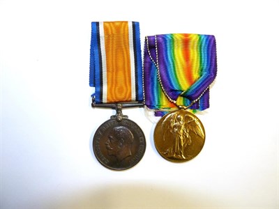 Lot 55 - A First World War Pair, comprising British War Medal and Victory Medal, awarded to 515092...