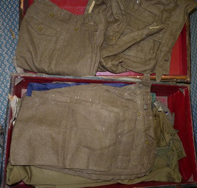 Lot 91 - A Post War Uniform and Accessories to a 2nd Lieutenant/Lieutenant RASC, including a No.1 dress cap