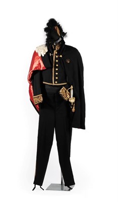 Lot 103 - An Early 20th Century Bolivian Consular Dress Uniform to Norman Oughtred, comprising a black...