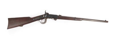 Lot 149 - A US Civil War Burnside 4th Model .54 Calibre Percussion Breech Loading Cavalry Carbine, the...