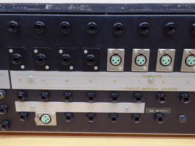 Lot 2050 - Mixing Desk By Chilton 12 channels, model M12-4, in wooden case with original card box