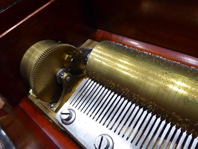 Lot 2073 - A Cylinder Musical Box Playing Eight Airs, By Paillard, Serial No. 16423, circa 1881 (second serial