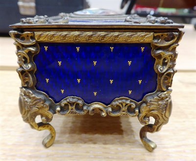 Lot 2074 - A Fine Gilt-Metal And Viennese Enamel-Panel Cased Singing Bird Box,  Circa 1920, with...