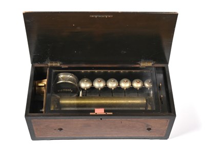 Lot 2076 - A Good Drum And Bells-En-Vue Musical Box, Almost Certainly By B. A. Bremond Serial No. *5932, circa