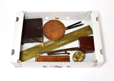Lot 2099 - Various Navigational Instruments including a Stanley pocket sextant, Stanley sighting compass...