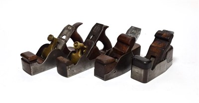 Lot 2124 - Woodworking Planes With Rosewood Infill (i) 9'' with Sorby iron (ii) 8 1/4'' with Sorby chip...