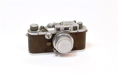 Lot 2130 - Leica IIIa Camera no.224866, with Summar f2 50mm lens