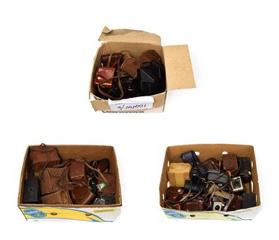 Lot 2144 - Various Cameras a collection of assorted examples (in three boxes)