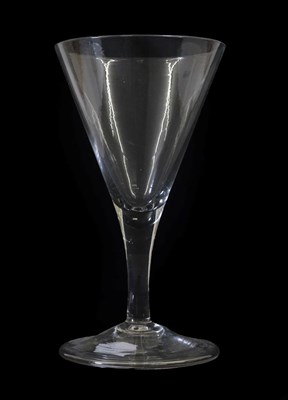 Lot 5 - A Similar Goblet, with plain stem, 23cm high
