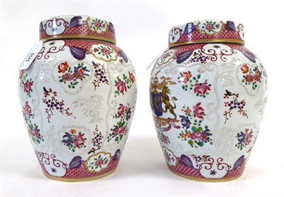Lot 88 - A Pair of Samson of Paris Porcelain Jars and Covers, late 19th/early 20th century, of ovoid...
