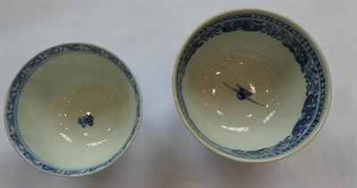 Lot 92 - A Set of Four Chinese Porcelain Tea Bowls, Kangxi, of octagonal form, painted with alternating...