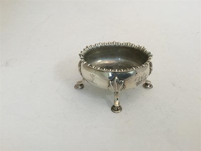 Lot 161 - A Pair of George III Silver Salt-Cellars, by David and Robert Hennell, London, 1766, each...