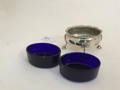 Lot 161 - A Pair of George III Silver Salt-Cellars, by David and Robert Hennell, London, 1766, each...