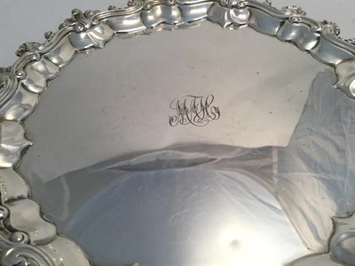 Lot 167 - A George IV Silver Salver, by William Bateman, London, 1825, shaped circular and on three pad feet