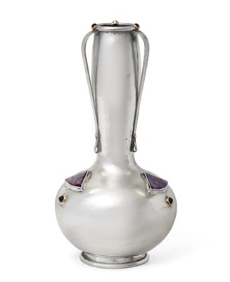 Lot 182 - A Canadian Silver Vase, by Michael Surman, Salt Spring Island, Circa 1995, the lower body...