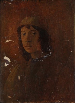 Lot 419 - Manner of Fra Filippo Lippi (1406-1459) Italian  Portrait of a young nobleman, head and...