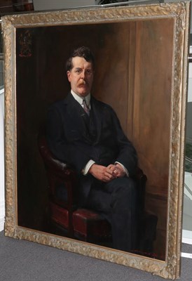 Lot 435 - John Archibald Alexander Berrie RCA (1887-1962) Portrait of a gentleman  Signed, oil on canvas,...