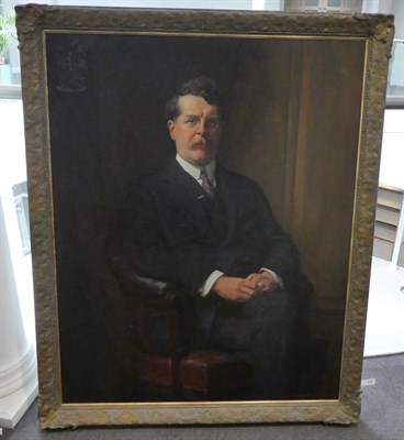 Lot 435 - John Archibald Alexander Berrie RCA (1887-1962) Portrait of a gentleman  Signed, oil on canvas,...