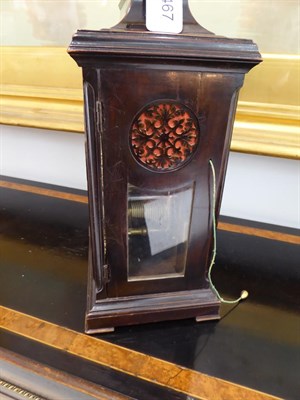 Lot 467 - A Small Alarm Table Timepiece, signed Geo Lindsay, London, circa 1770, inverted bell top...