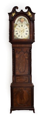 Lot 473 - A Mahogany Thirty Hour Longcase Clock, signed F.Walker, Maryport, early 19th century, swan neck...