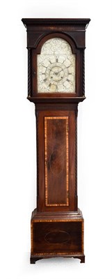 Lot 474 - A Scottish Mahogany Eight Day Longcase Clock, signed John Jamieson, Hamilton, Fecit, late 18th...