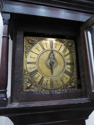 Lot 481 - An Oak Thirty Hour Single-Handed Longcase Clock, signed W Burton, Kendal, 18th century, flat...