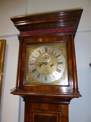 Lot 487 - A Walnut Eight Day Longcase Clock, signed Tho Taylor Junr, Holborn, London, early 18th century,...