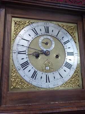 Lot 487 - A Walnut Eight Day Longcase Clock, signed Tho Taylor Junr, Holborn, London, early 18th century,...