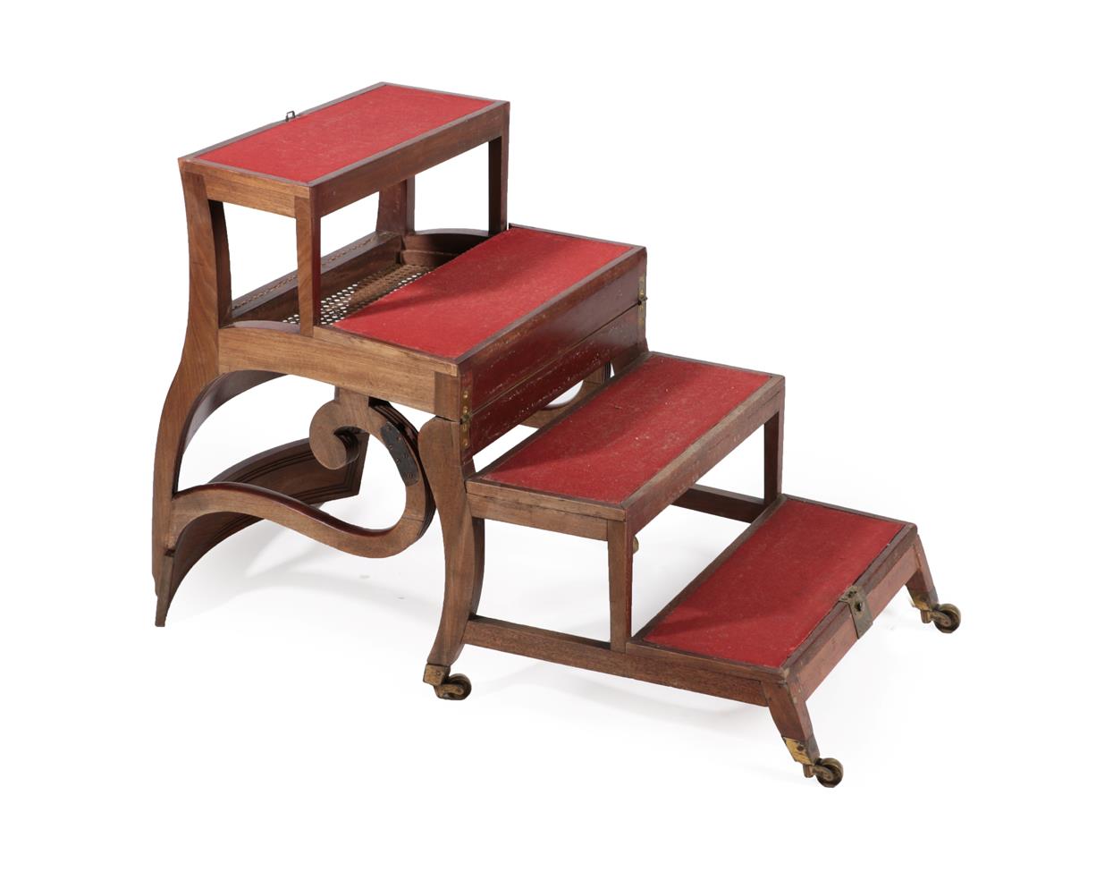 Lot 678 - A Rare Regency Mahogany Library Combined