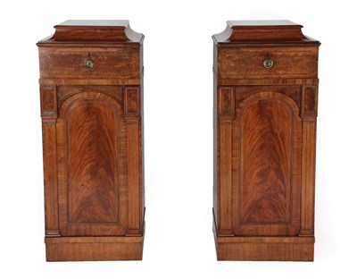 Lot 695 - A Pair of Victorian Mahogany Dining Room Pedestals, 2nd half 19th century and adapted, the...