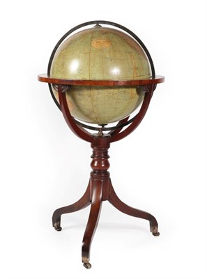 Lot 706 - An 18 Inch Terrestrial Globe on Stand, C F Webber & Co, Successors to A H Andrews & Co,...
