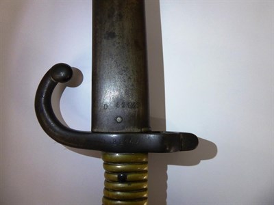 Lot 24 - A 19th century French bayonet