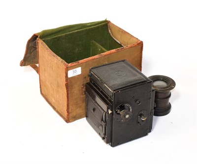 Lot 30 - Thornton Pickard camera and an Emil Busch lantern viewer (2)