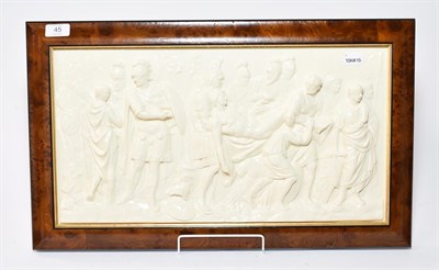 Lot 45 - A Wedgwood plaque 'Death of a Roman Warrior', No. 108/150 from the Genius Collection (framed)