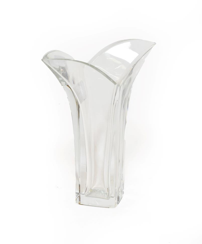 Lot 144 - A modern Baccarat glass vase