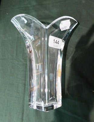 Lot 144 - A modern Baccarat glass vase