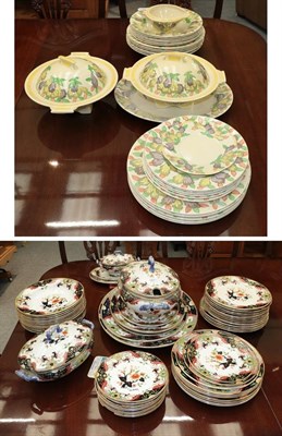 Lot 187 - A Royal Doulton part dinner service 'Matsumai' pattern including serving plates and another...