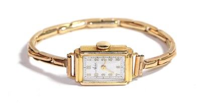 Lot 238 - A ladies' 9 carat gold wristwatch, signed Avia