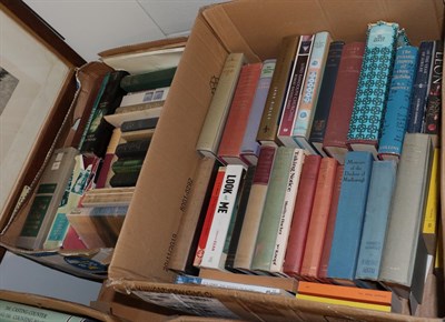 Lot 374 - Twelve boxes of books, including: historical, poetic and biographical reference novels etc