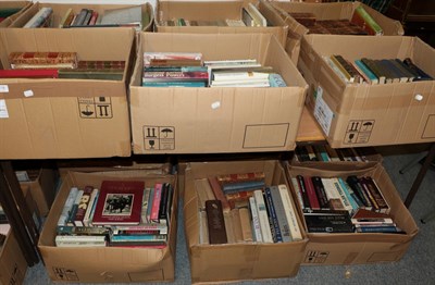 Lot 378 - Thirteen boxes of books on history, art, politics, music and other reference etc